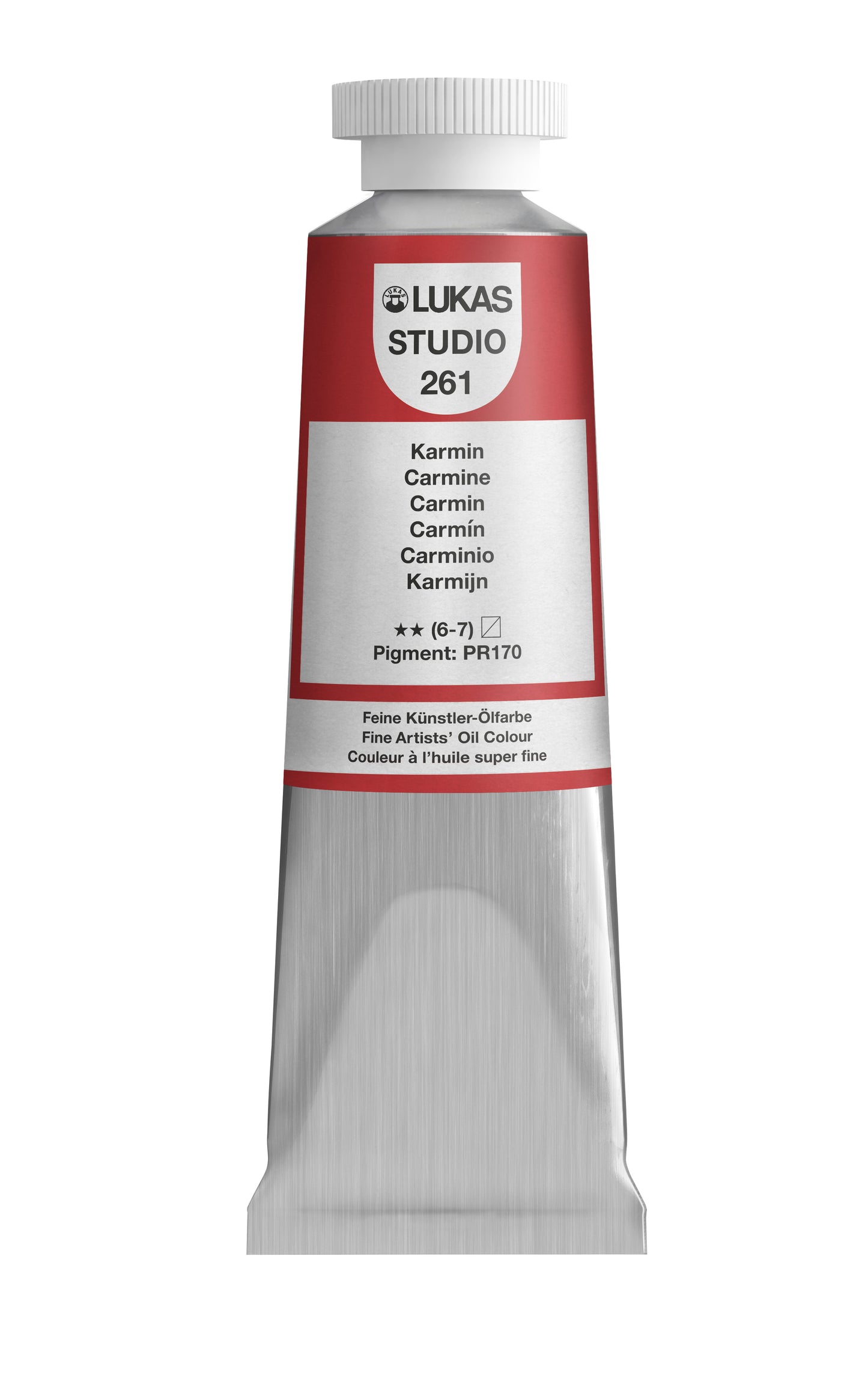 Pintura al óleo LUKAS STUDIO - 0261 Carmín (75/200ml)