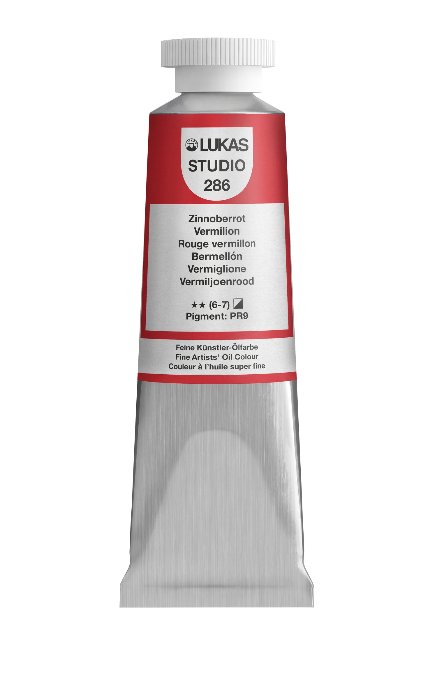 LUKAS STUDIO Ölfarbe - 0286 Zinnoberrot (37/75/200ml)