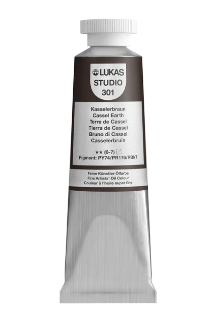 LUKAS STUDIO Ölfarbe -  0301 Kasselerbraun (37/75/200ml)