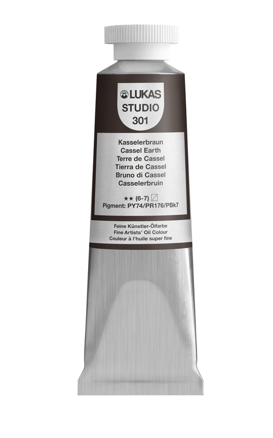 LUKAS STUDIO Ölfarbe -  0301 Kasselerbraun (37/75/200ml)
