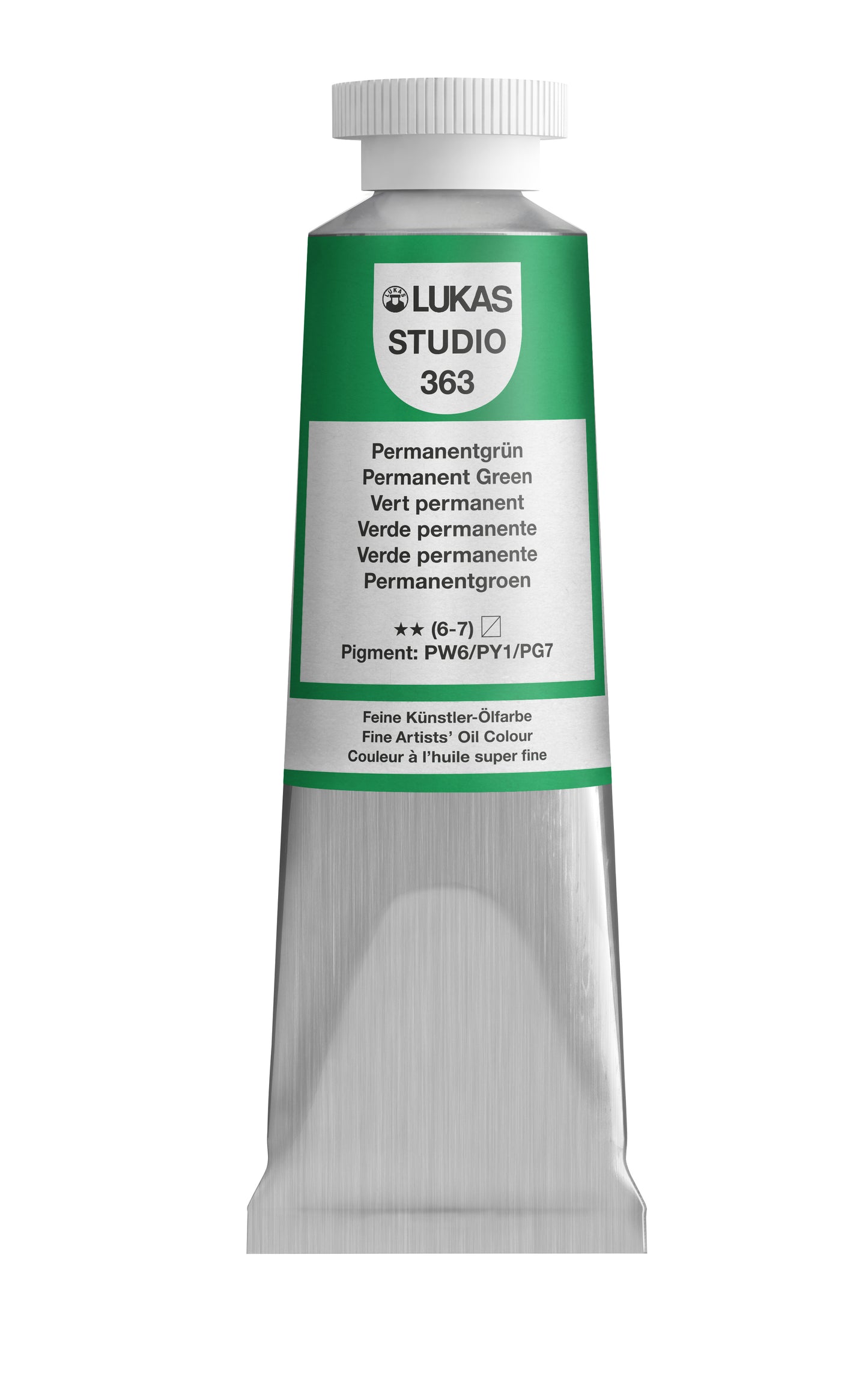 LUKAS STUDIO Ölfarbe -  0363 Permanentgrün (37/75/200ml)