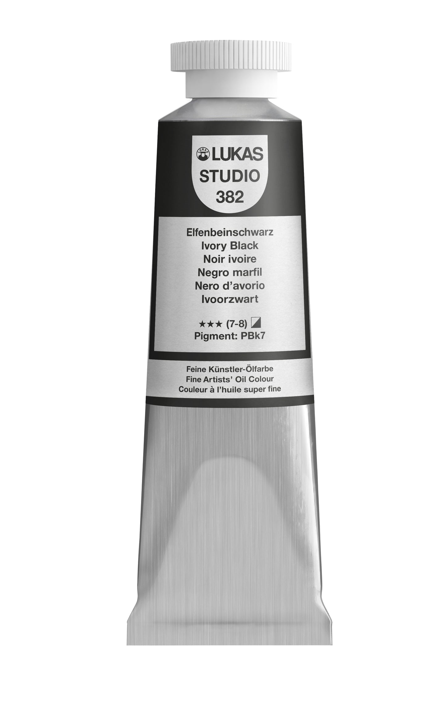 LUKAS STUDIO Ölfarbe -  0382 Elfenbeinschwarz (37/75/200ml)