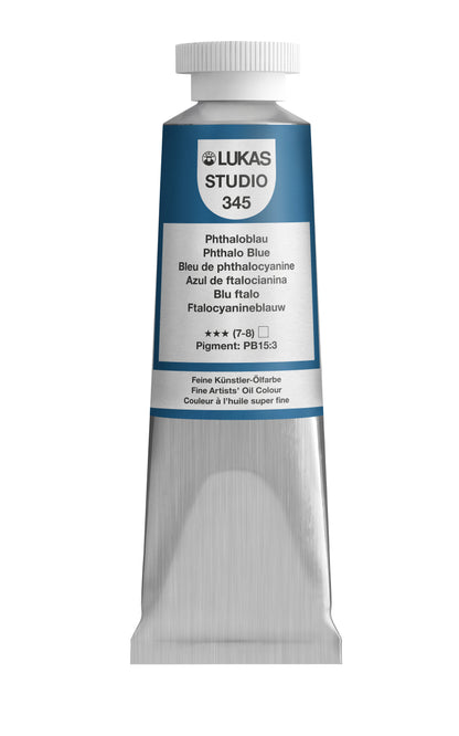 LUKAS STUDIO Ölfarbe -  0345 Phthaloblau (37/75/200ml)