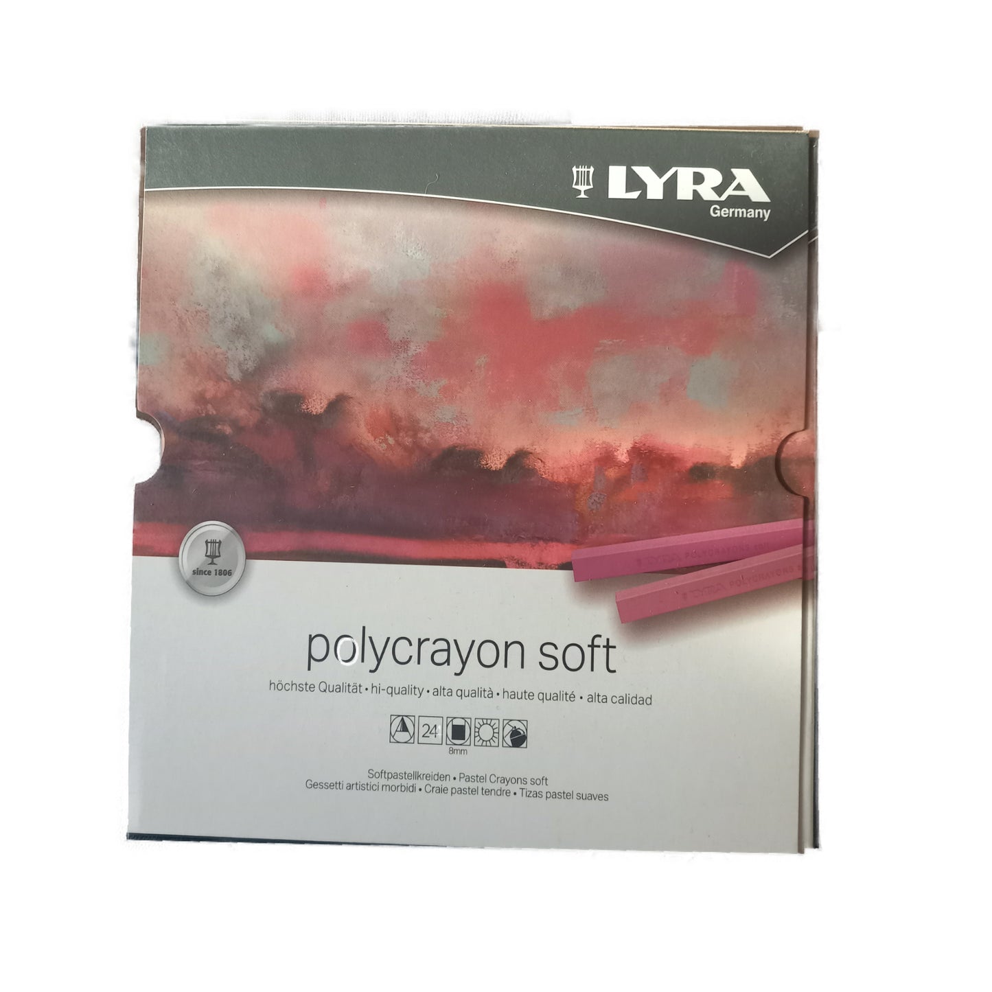 NEU: LYRA Polycrayons Soft Künstlerkreiden (24-teilig)
