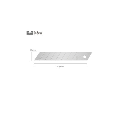 10 St. Olfa Ersatzklingen LB-10 (für Olfa Cutter CL, L-1, NOL-1, OL, SL-1)