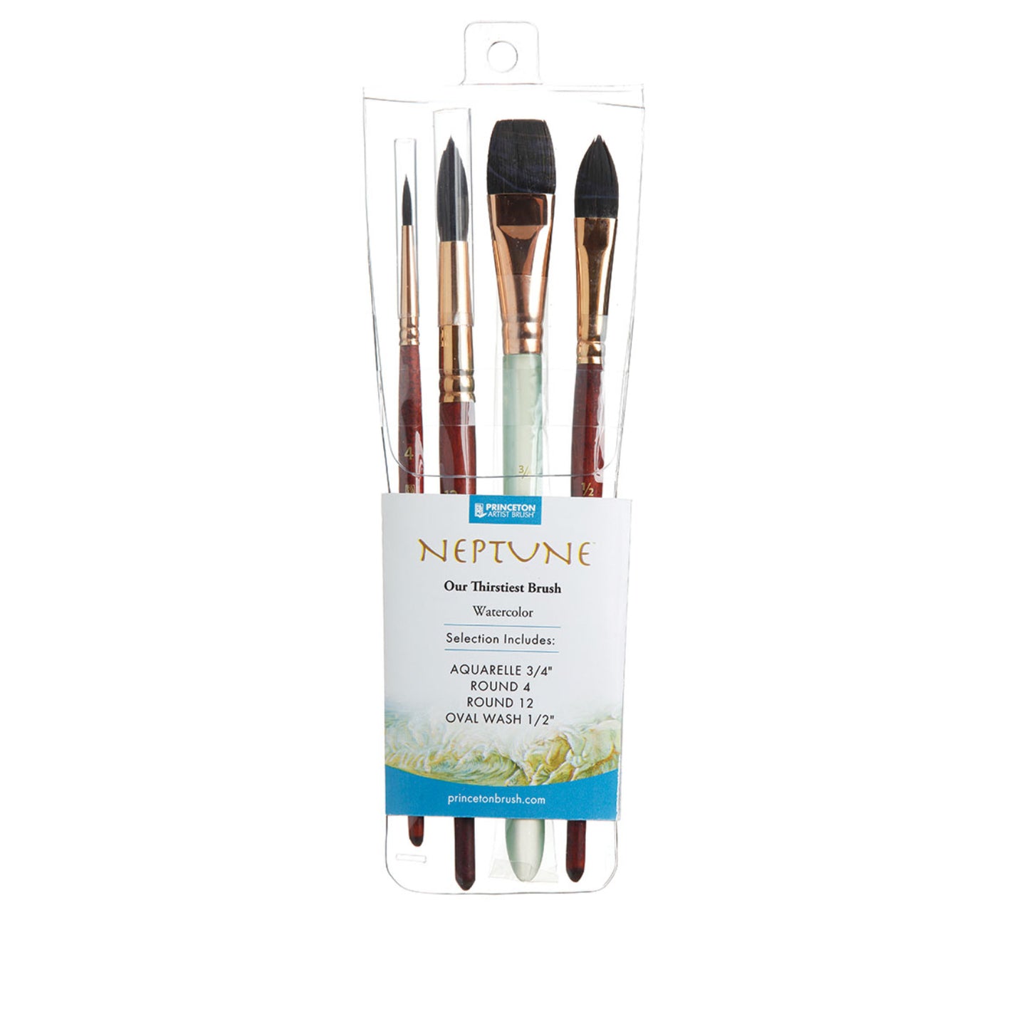AQUARELL Pinselset PRINCETON NEPTUNE Pro  (4 Pinsel-Mix)