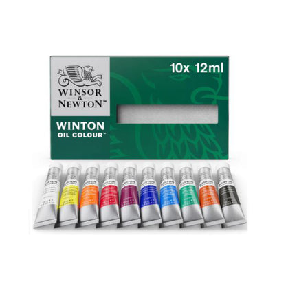 WINSOR&NEWTON Winton Ölfarben Einsteiger-Set (10x12ml)