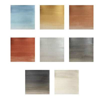 WINSOR & NEWTON Cotman Aquarell Taschenset METALLIC (8 Näpfchen)