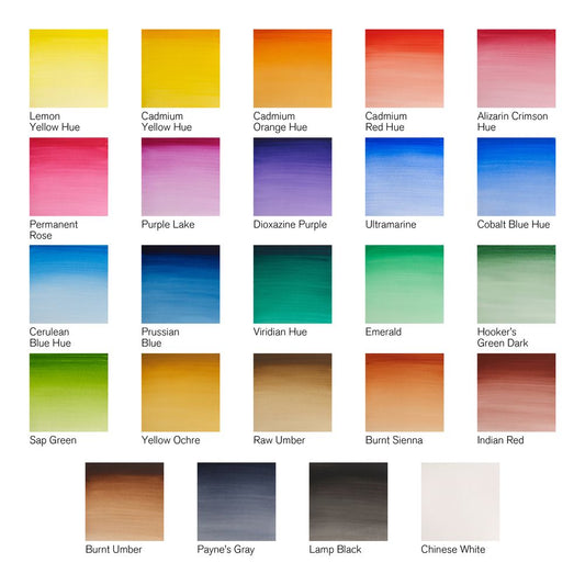 WINSOR & NEWTON Cotman Aquarell kompl. Reiseset Metall (24 Näpfchen)