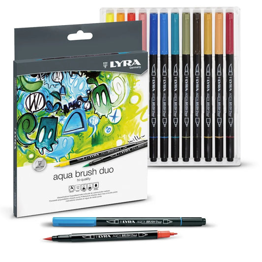 LYRA Aqua Brush Duo Set (12 Pinsel-/Stift-Switch-Kombis)