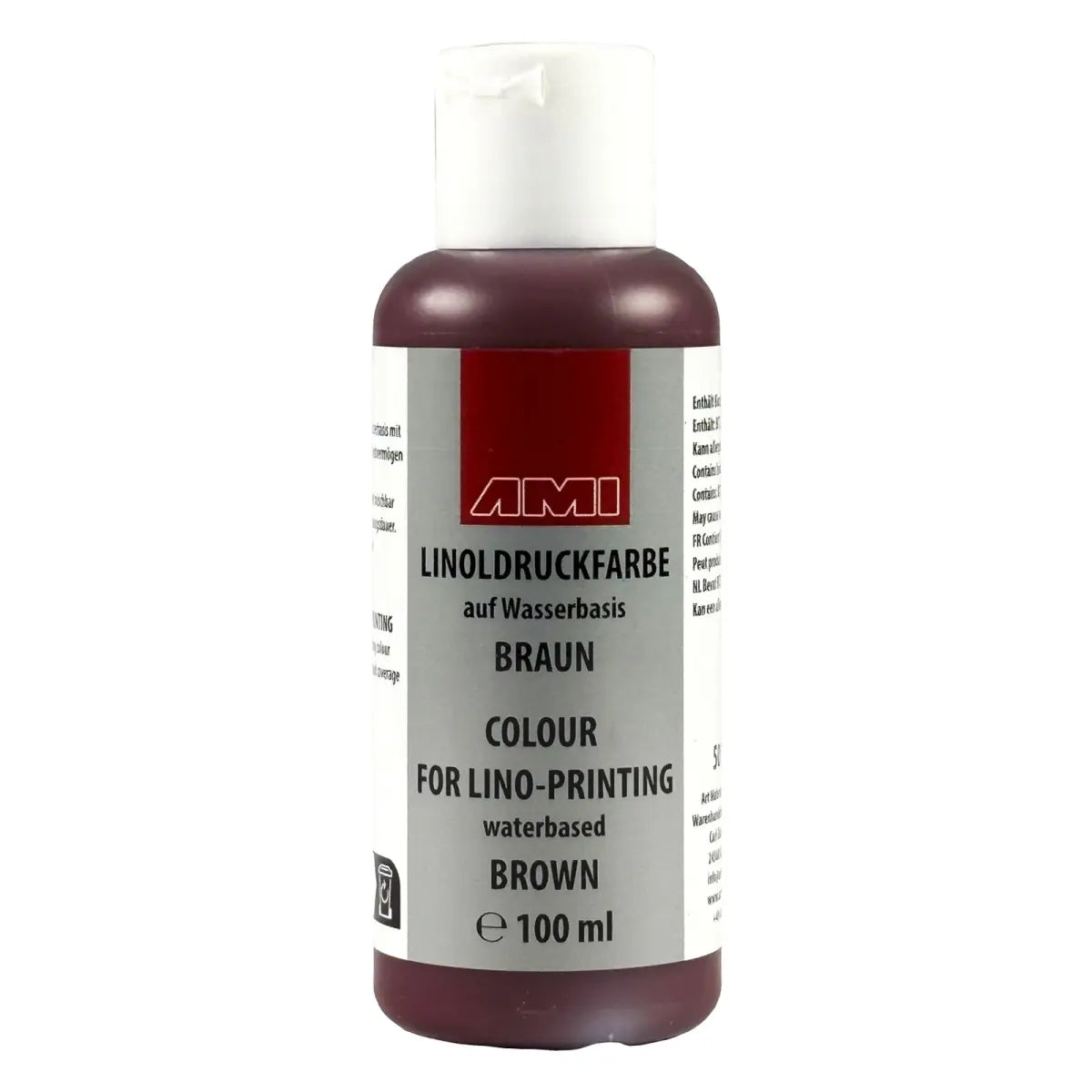 AMI Linoldruckfarbe (100ml) - braun