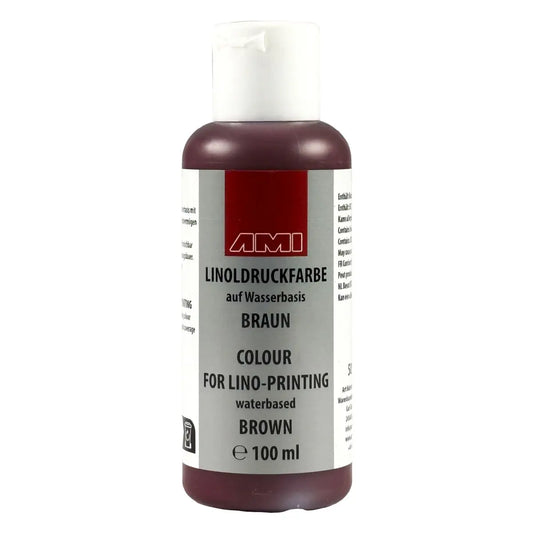 AMI Linoldruckfarbe (100ml) - braun