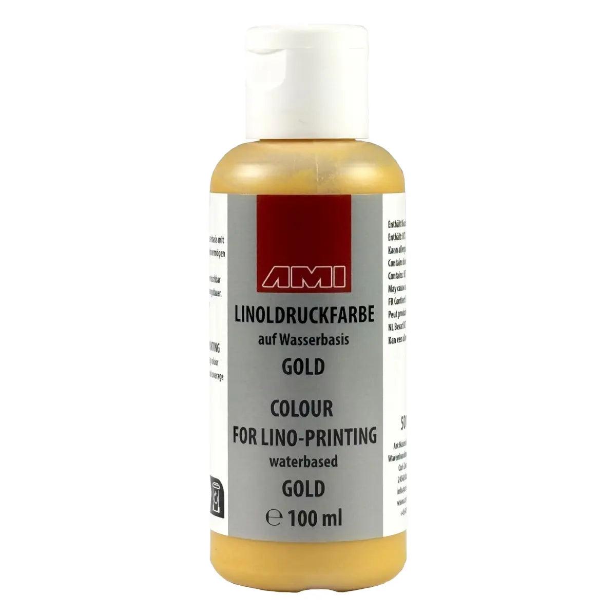 AMI Linoldruckfarbe (100ml) - gold