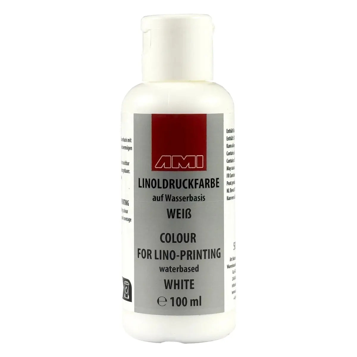 AMI Linoldruckfarbe (100ml) - weiß