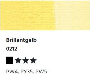 Pintura al óleo LUKAS STUDIO - 0212 amarillo brillante (75/200ml)