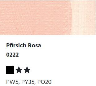 LUKAS STUDIO Ölfarbe - 0222 Pirsich Rosa (75/200ml)