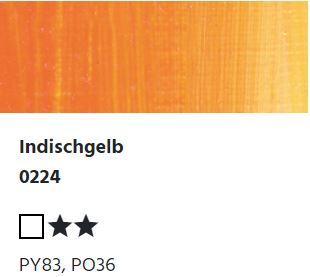 LUKAS STUDIO Ölfarbe - 0224 Indischgelb (75/200ml)