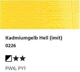 LUKAS STUDIO Ölfarbe - 0226 Kadmiumgelb Hell (imit) (75/200ml)