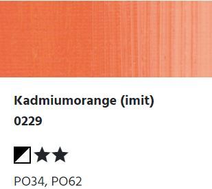 LUKAS STUDIO Ölfarbe - 0229 Kadmiumorange (imit) (75/200ml)
