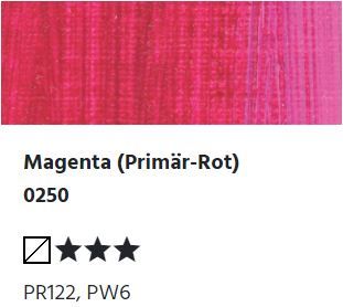 LUKAS STUDIO Ölfarbe - 0250 Magenta (Primär-Rot) (37/75/200ml)