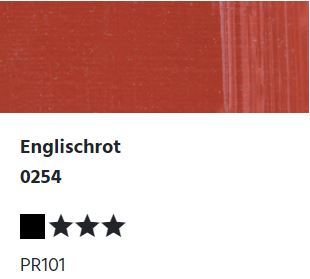 LUKAS STUDIO Ölfarbe -  0254 Englischrot (37/75/200ml)