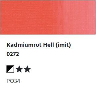 LUKAS STUDIO Ölfarbe - 0272 Kadmiumrot Hell (imit) (75/200ml)