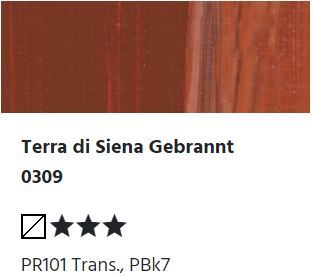 LUKAS STUDIO Ölfarbe -  0309 Terra di Siena Gebrannt (75/200ml)
