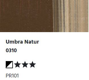 LUKAS STUDIO Ölfarbe -  0310 Umbra Natur (37/75/200ml)