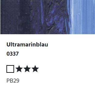 LUKAS STUDIO Ölfarbe -  0337 Ultramarinblau (37/75/200ml)