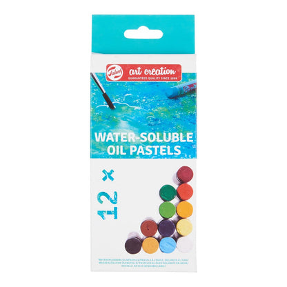 TALENS ART CREATION Wasserlösliche Ölpastell-Set (12 Farben)