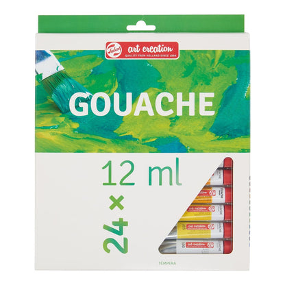 TALENS ART CREATION Set Gouache 24 x 12 ml