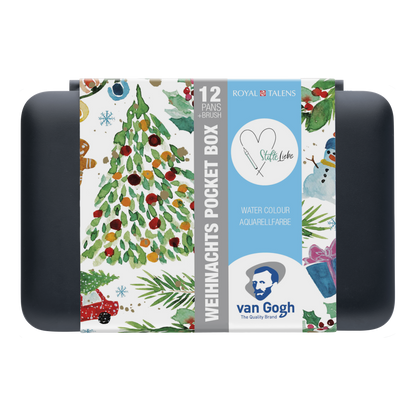 Weihnachts Aquarell Pocket Box VAN GOGH x STIFTELIEBE
