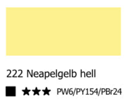 REMBRANDT Ölfarbe - 222 Neapelgelb Hell 40ml