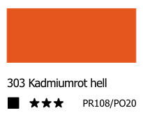 REMBRANDT Ölfarbe - 303 Kadmiumrot hell 40ml