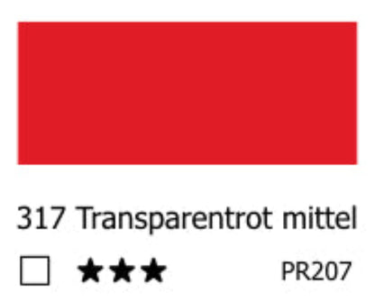 REMBRANDT Ölfarbe - 317 Transparentrot Mittel 40ml