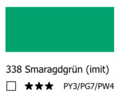 GEORGIAN Ölfarbe Smaragdgrün (imit.) - 338