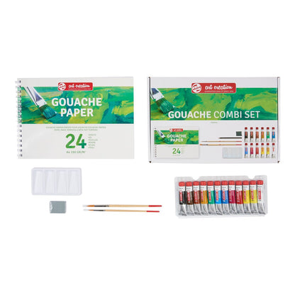 TALENS ART CREATION Set Gouache Combi 12 x 12 ml