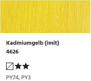 LUKAS CRYL Studio - 4626 Kadmiumgelb (imit) (125/250ml)