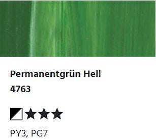 LUKAS CRYL Studio - 4763 Permanentgrün Hell (125/250ml)