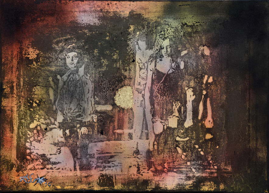 Armin Schanz | "Meet the angels from the earth II" | 70 x 100 cm