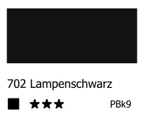 Pintura al óleo REMBRANDT - 702 negro lámpara 40ml