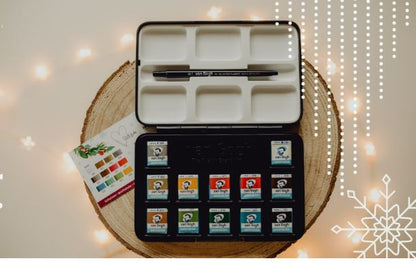 Weihnachts Aquarell Pocket Box VAN GOGH x STIFTELIEBE
