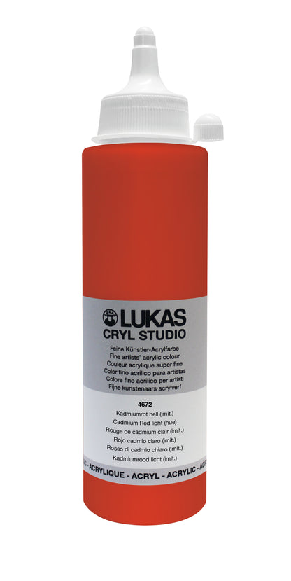 LUKAS CRYL Studio - 4672 Kadmiumrot Hell (imit) (125/250ml)