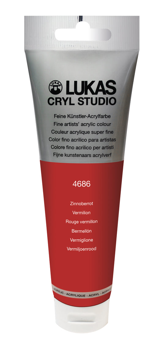 LUKAS CRYL Studio - 4686 Zinnoberrot (125/250ml)