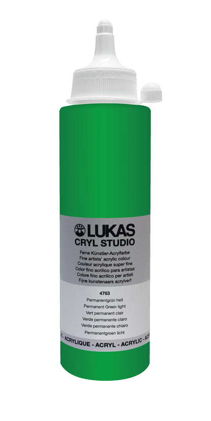 LUKAS CRYL Studio - 4763 Permanentgrün Hell (125/250ml)